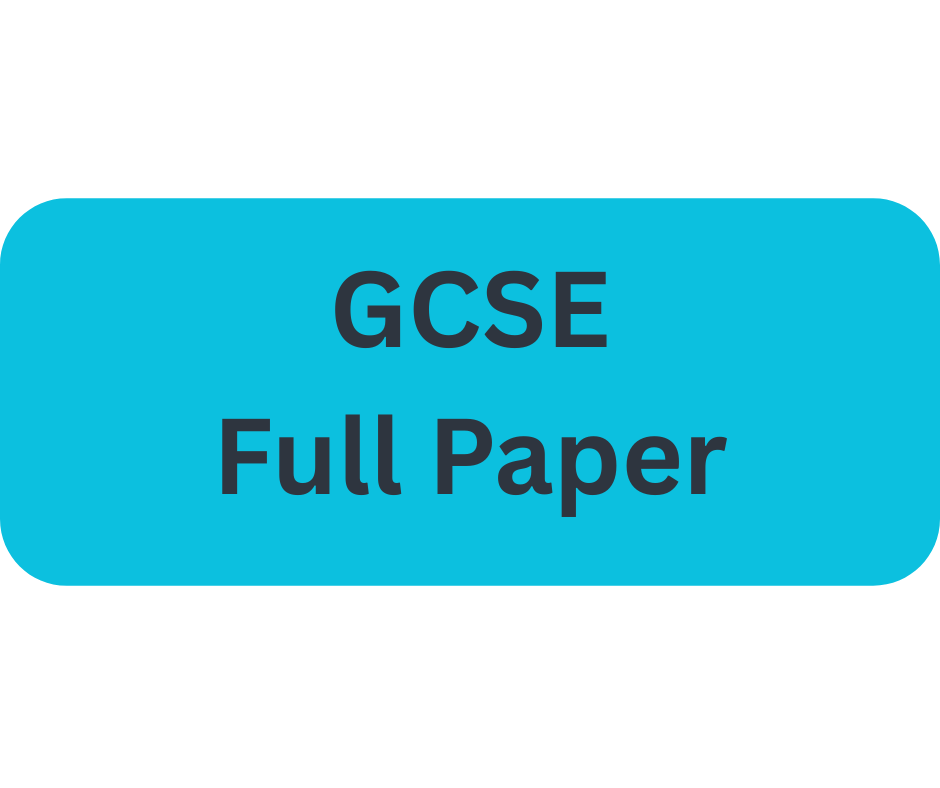 GCSE English Language or GCSE English Literature - Full single Paper